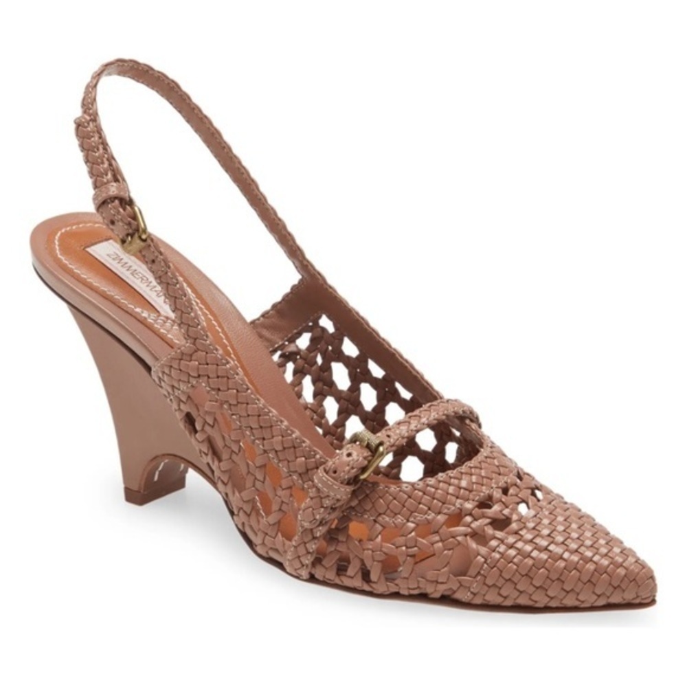 New Zimmermann Woven Slingback pump‎ size 36EU